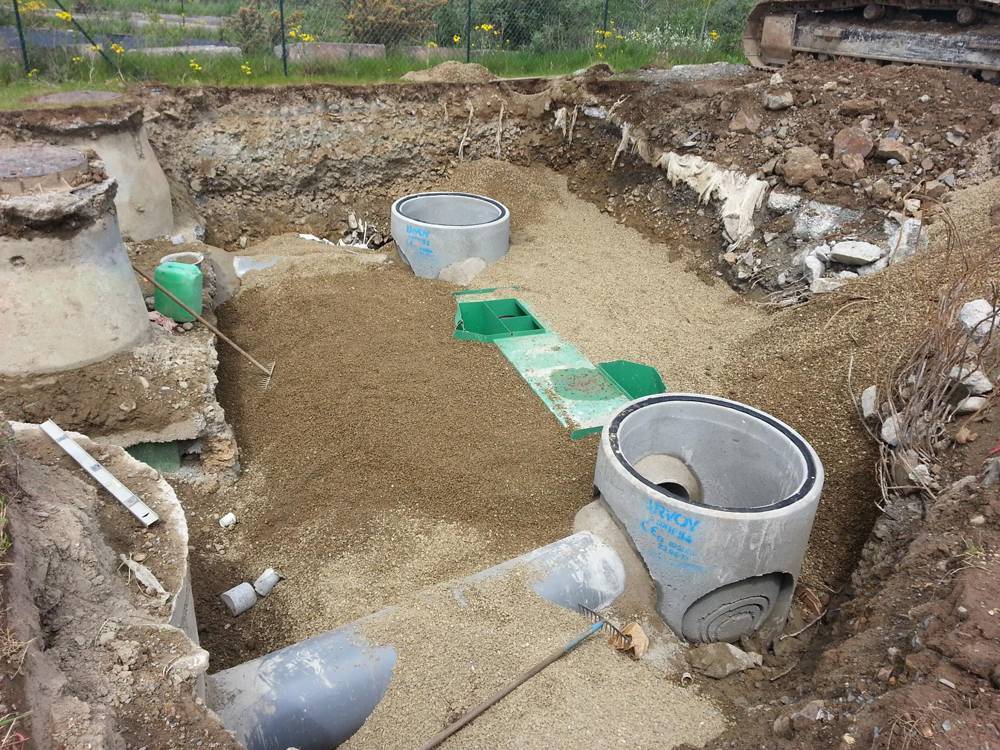 chantier assainissement